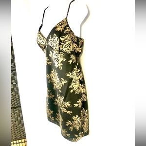 B Darlin black and gold cocktail dress